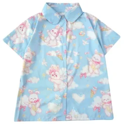 Angel Bunny Button-Up