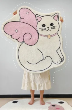 Angel Cat Floor Mat