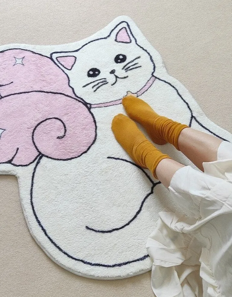 Angel Cat Floor Mat