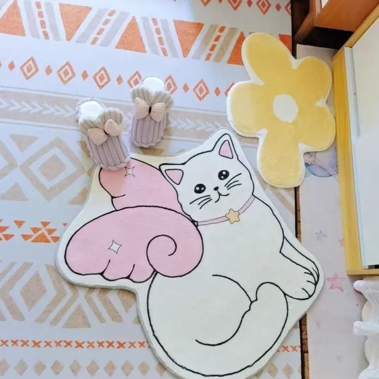 Angel Cat Floor Mat