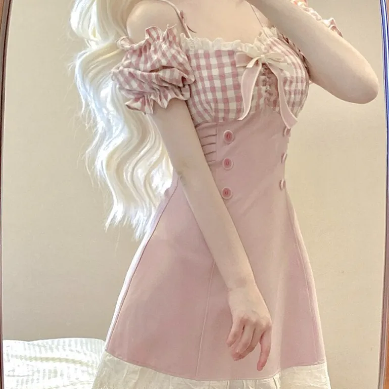 Astute Princess Plaid Dress