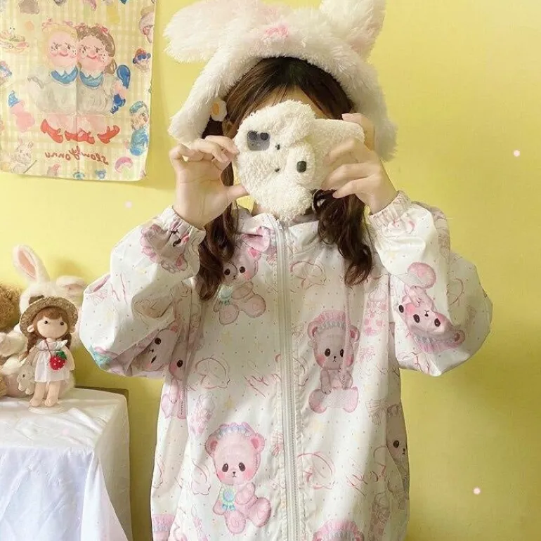 Baby Angel Bear Windbreaker