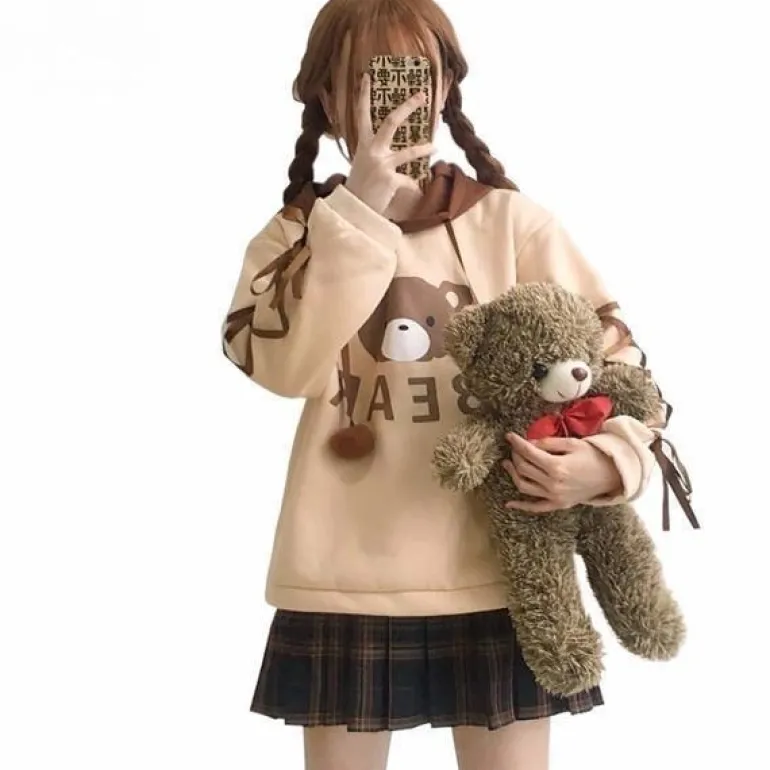 Baby Bear Corset Hoodie