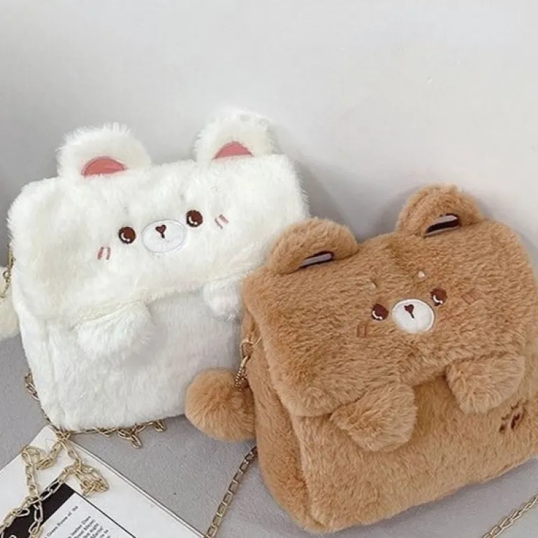 Baby Bear Fur Handbag