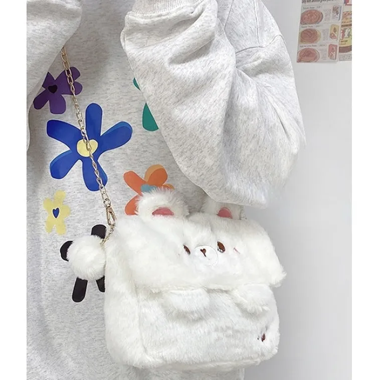 Baby Bear Fur Handbag