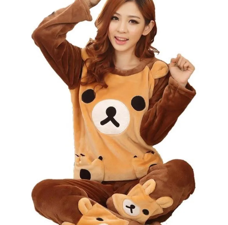 Baby Bear Fuzzy Pajama Set
