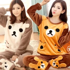 Baby Bear Fuzzy Pajama Set