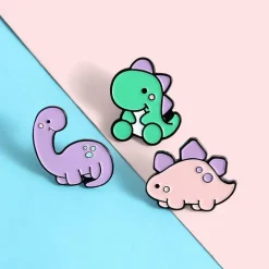 Baby Dino Enamel Pins