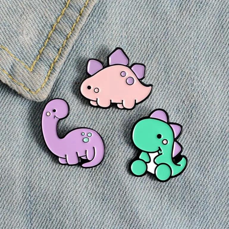 Baby Dino Enamel Pins