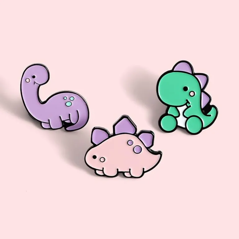 Baby Dino Enamel Pins
