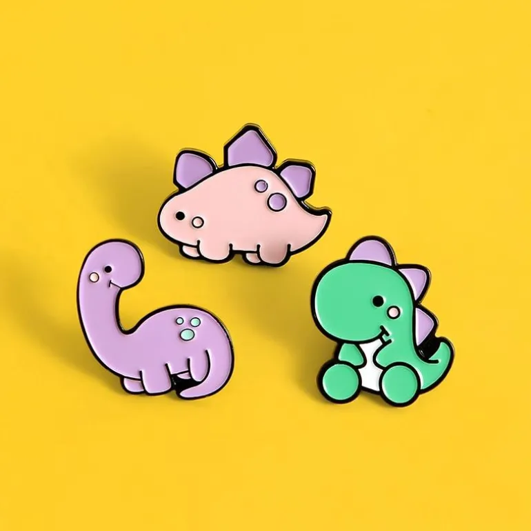 Baby Dino Enamel Pins