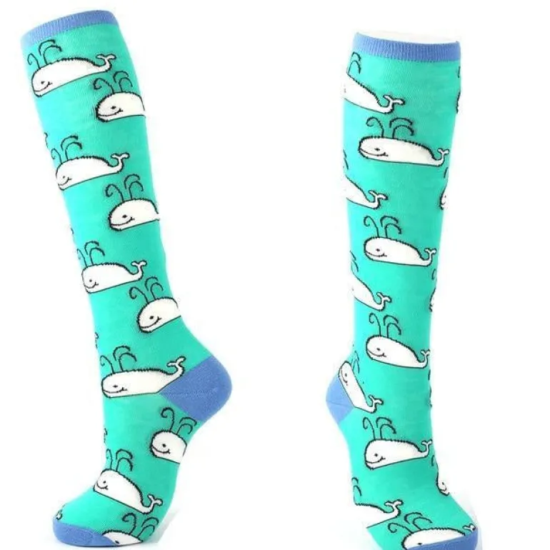 Baby Whale Knee Highs