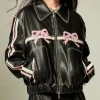 Babydoll Pleather Moto Jacket