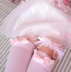 Babydoll Ruffle Garter Belt