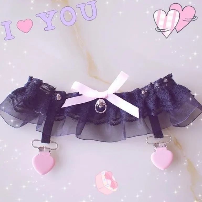 Babydoll Ruffle Garter Belt
