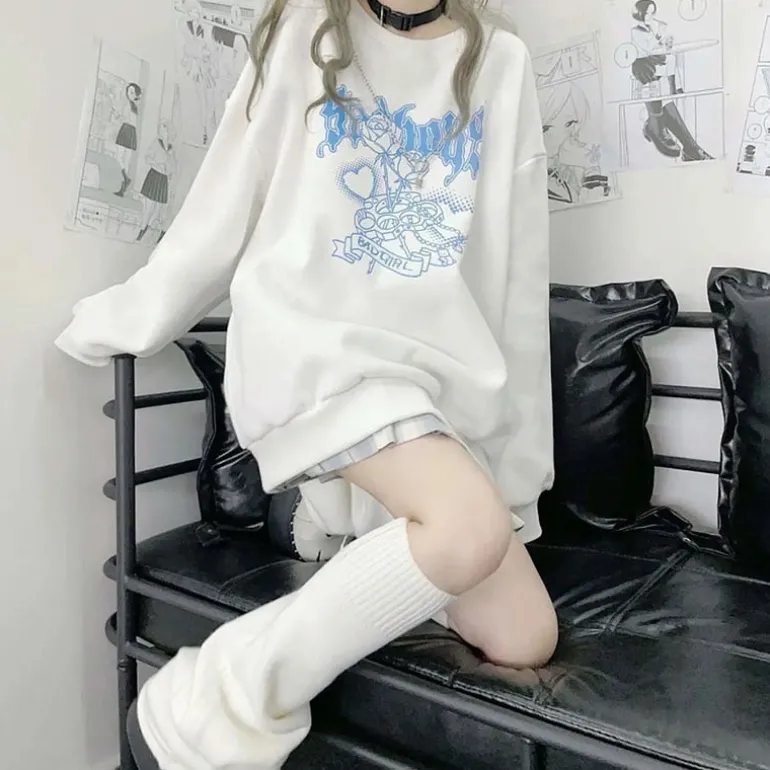Bad Girl White Sweater