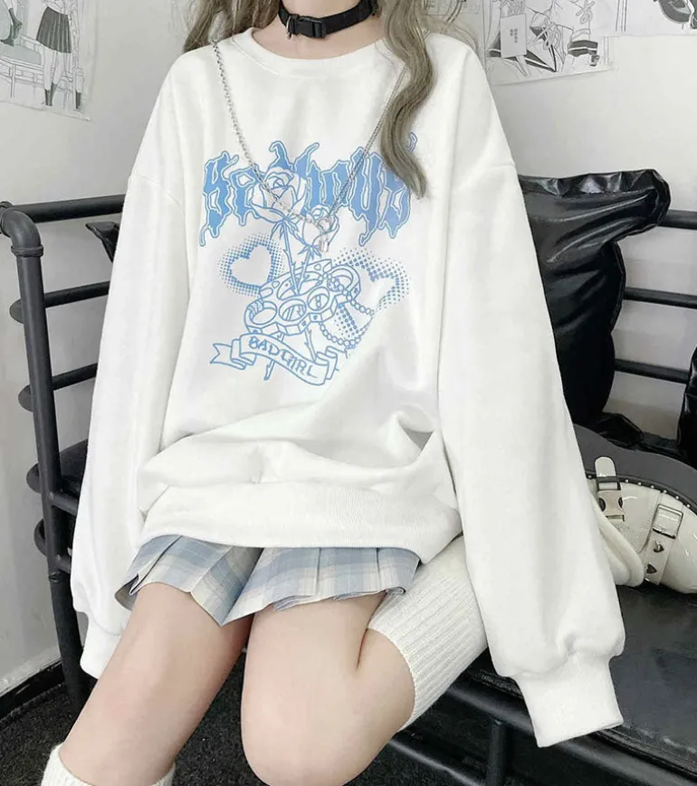 Bad Girl White Sweater