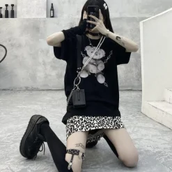 Baddie Chained Bear Tee