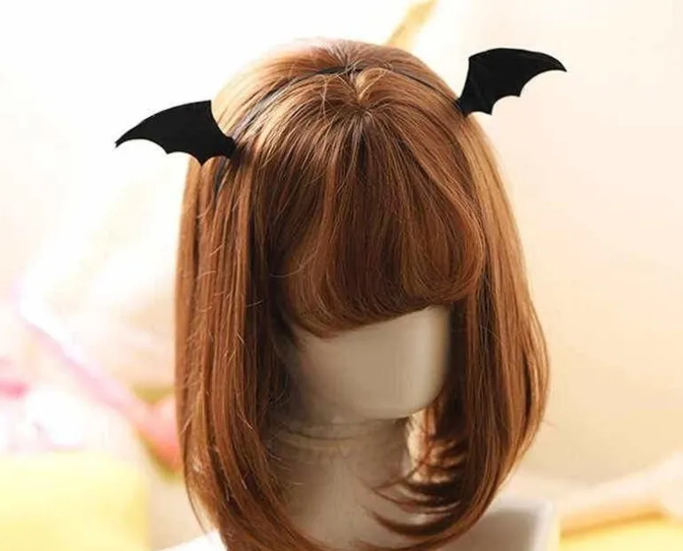 Bat Wing Headband & Clips