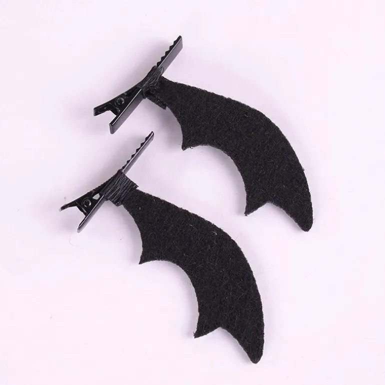 Bat Wing Headband & Clips