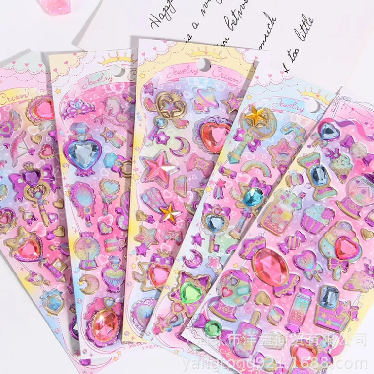 Bejeweled Puffy Sticker Pack