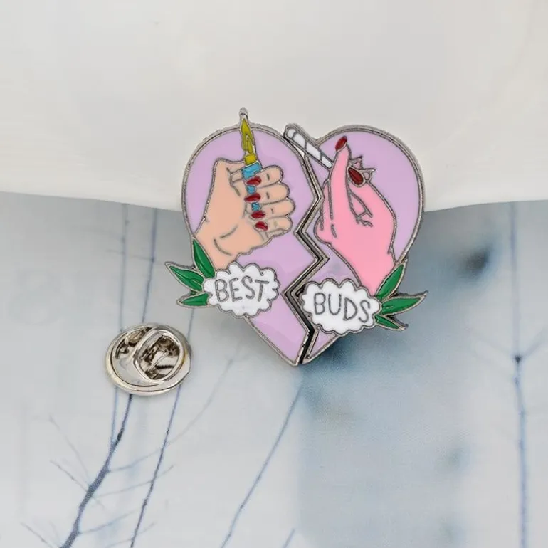 Best Buds Enamel Pin