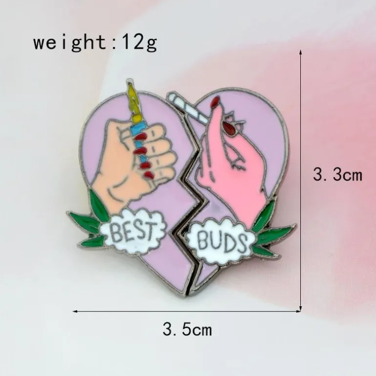 Best Buds Enamel Pin