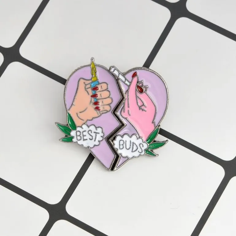 Best Buds Enamel Pin