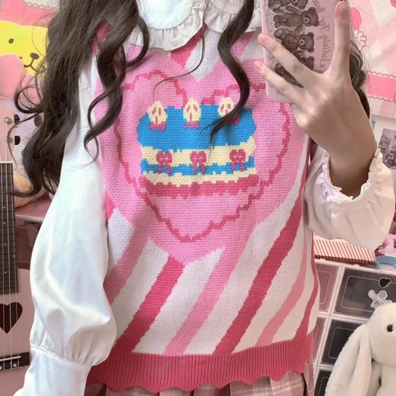 Birthday Cake Knit Vest