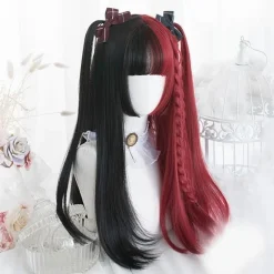 Black & Red Wig