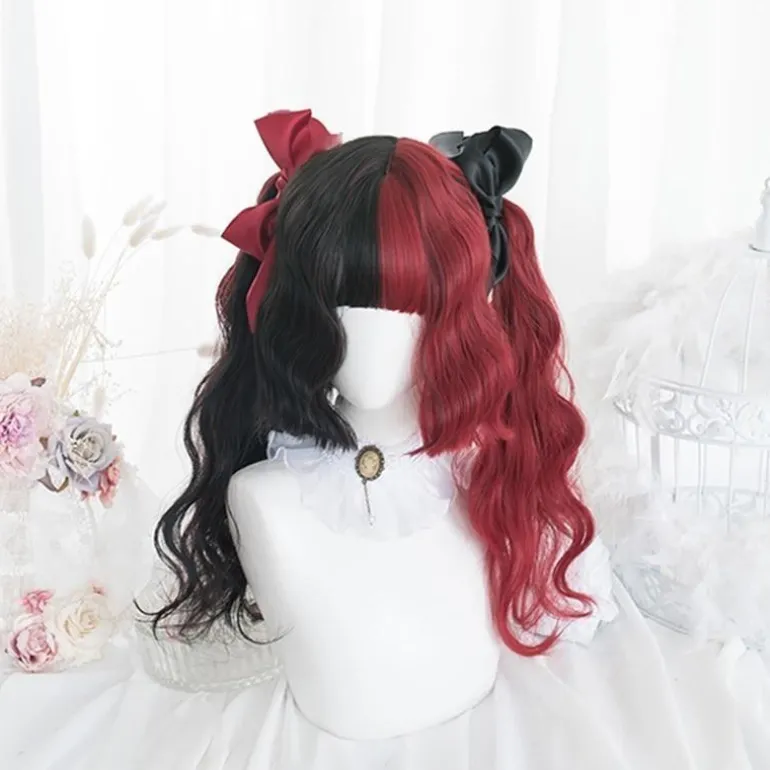 Black & Red Wig
