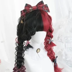 Black & Red Wig