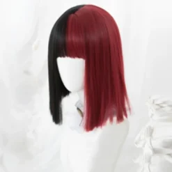Black & Red Wig
