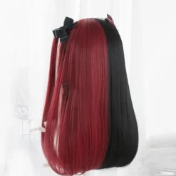 Black & Red Wig
