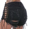 Black Corset Shorts