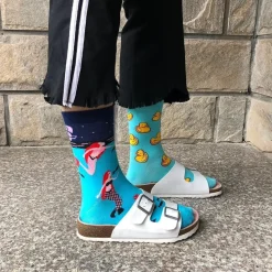 Blue Baby Duck Socks