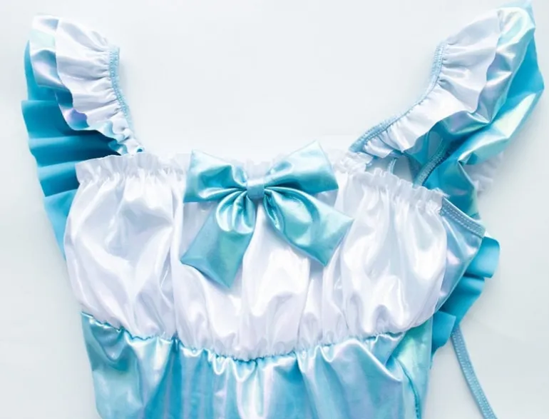 Blue Holographic Onesie