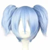 Blue Pigtail Wig