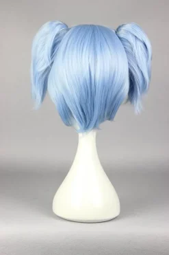 Blue Pigtail Wig