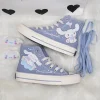 Blue Puppy Dog Painted High Tops