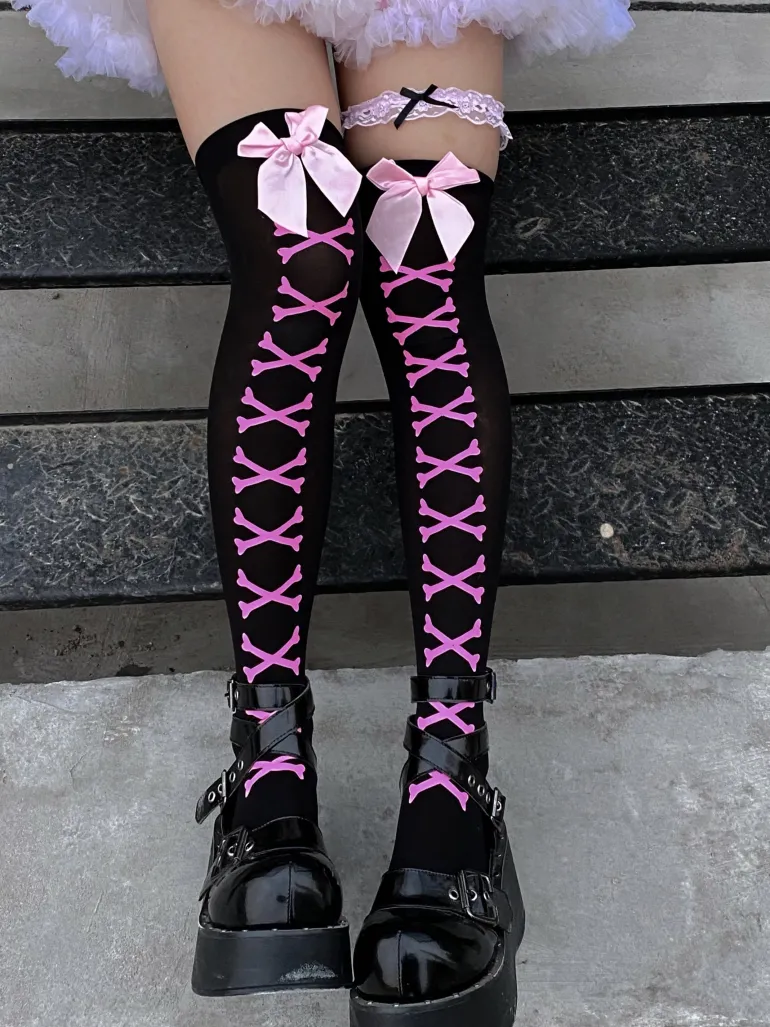 Bone Corset Stockings