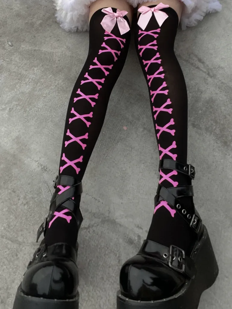 Bone Corset Stockings