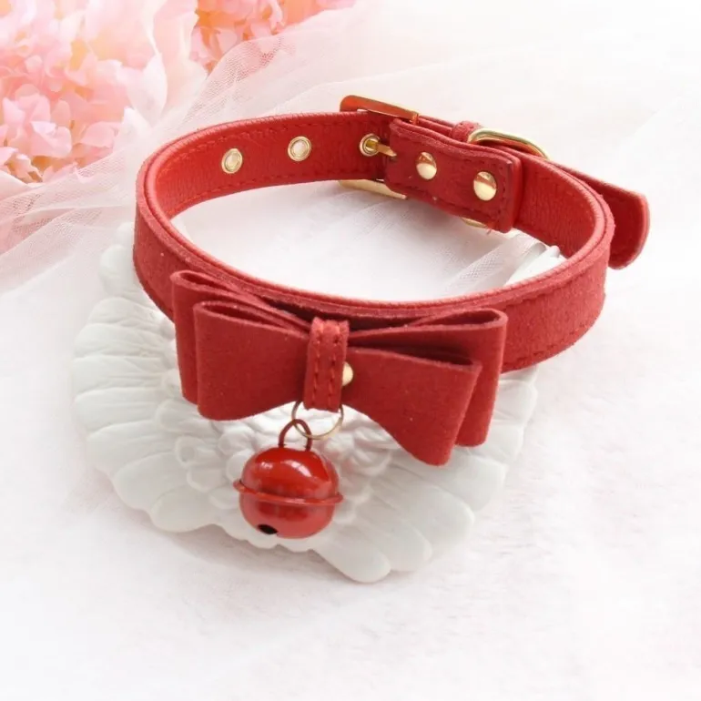 Bow & Bell Kitten Collar