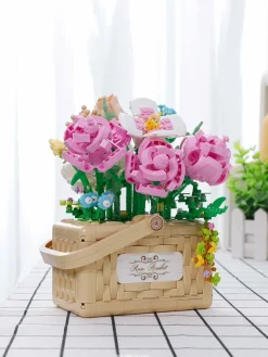 Building Block Basket Bouquet Set