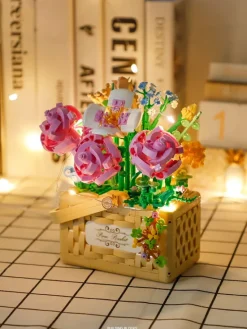 Building Block Basket Bouquet Set