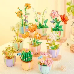 Building Block Flower Planter Sets