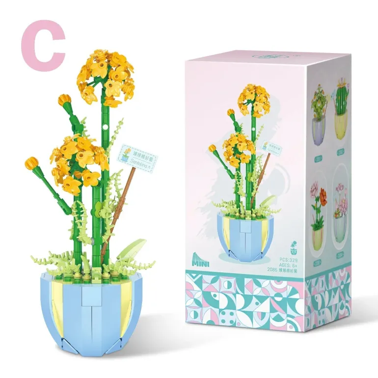 Building Block Flower Planter Sets