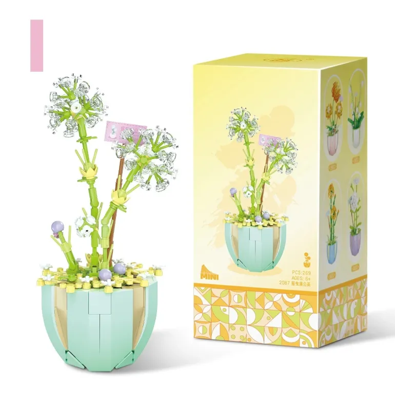 Building Block Flower Planter Sets