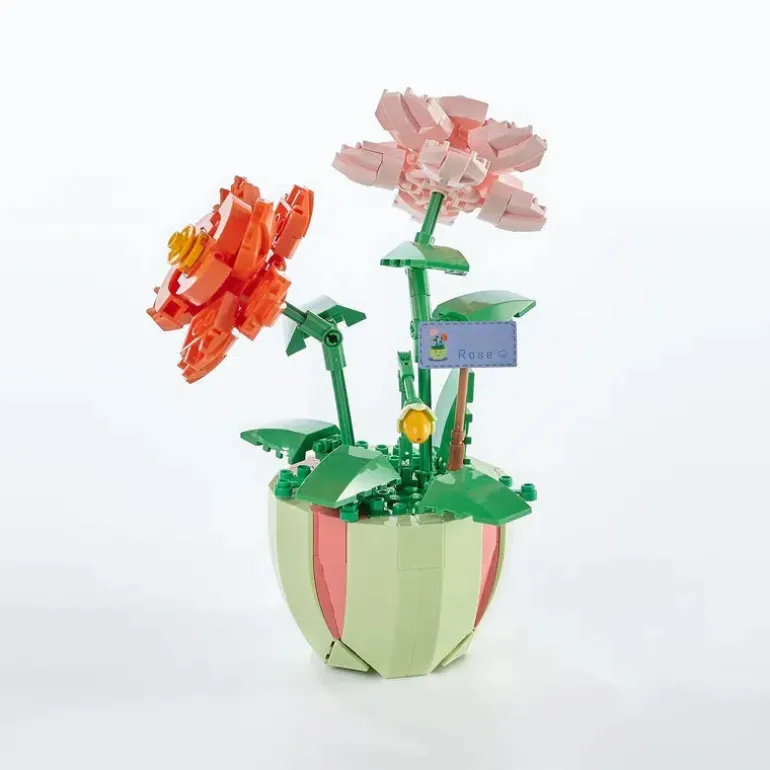 Building Block Flower Planter Sets