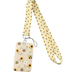 Bumble Bee Lanyard & Card Holder